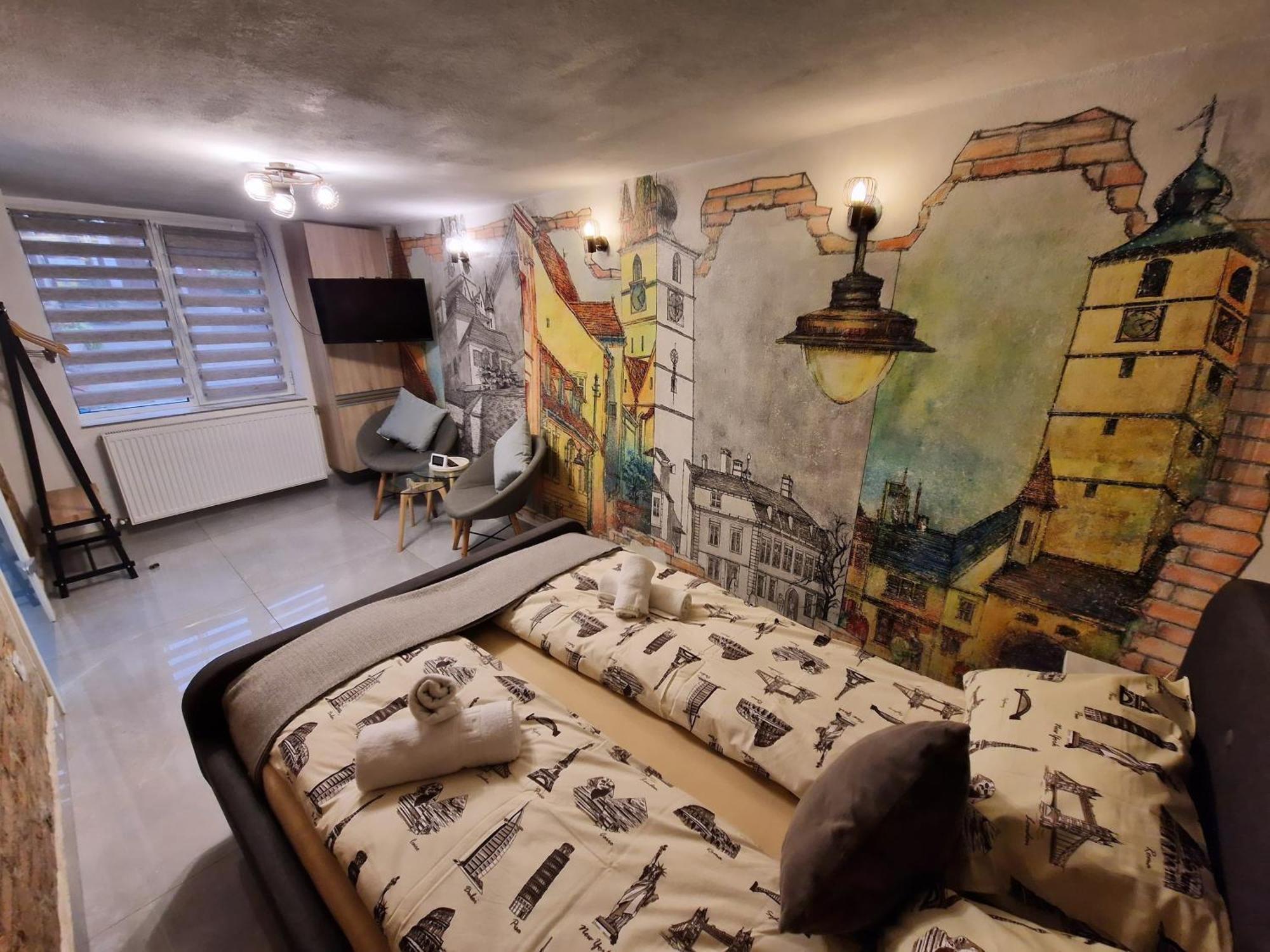 Old Town Studio Apartment Nagyszeben Kültér fotó