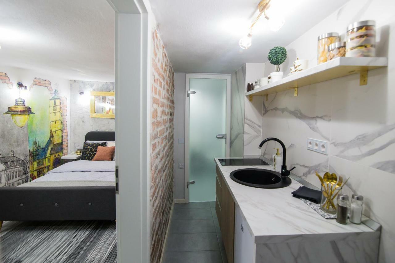 Old Town Studio Apartment Nagyszeben Kültér fotó