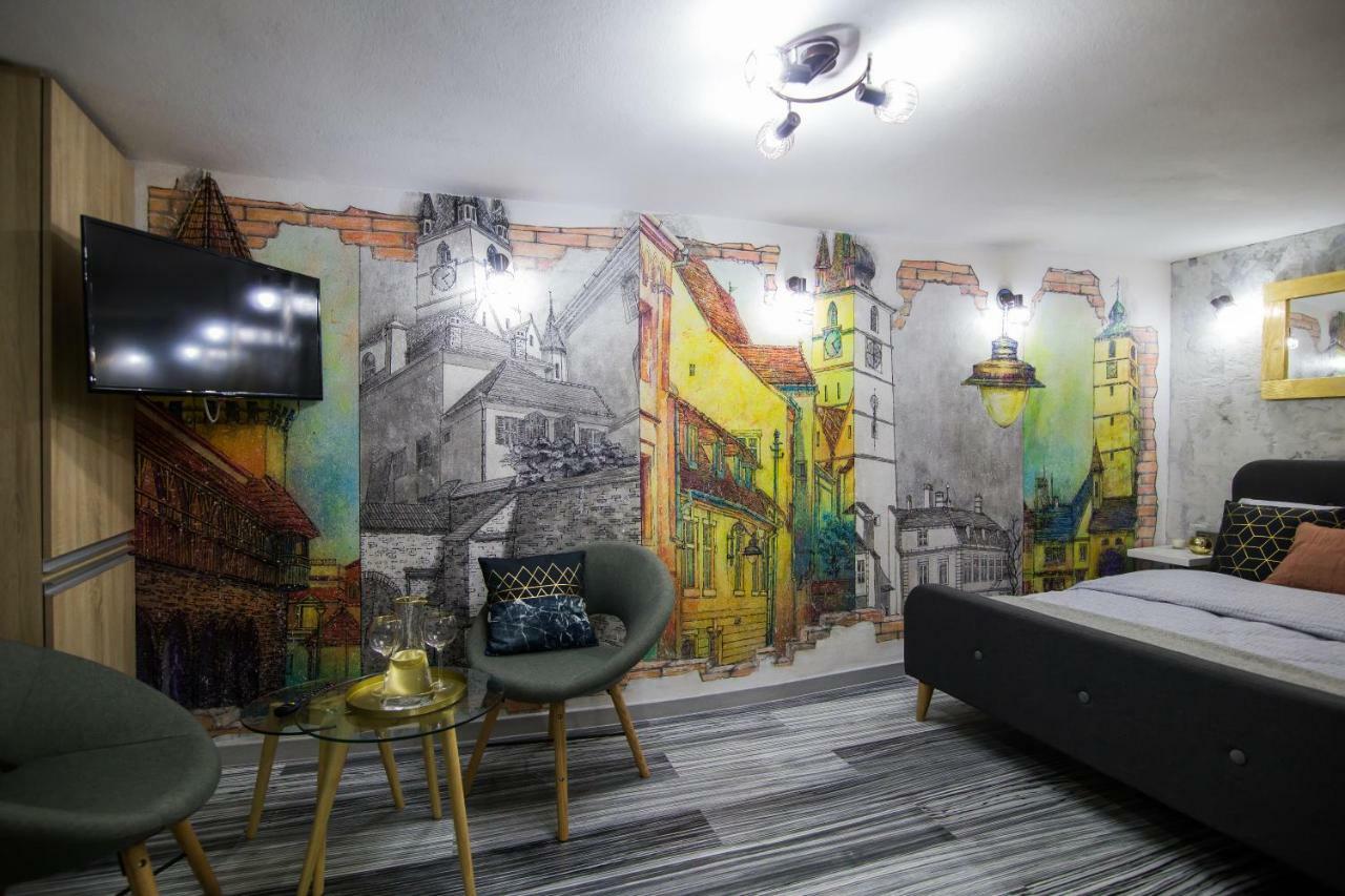 Old Town Studio Apartment Nagyszeben Kültér fotó